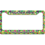 Luau Party License Plate Frame - Style B (Personalized)