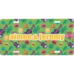 Luau Party Front License Plate (Personalized)