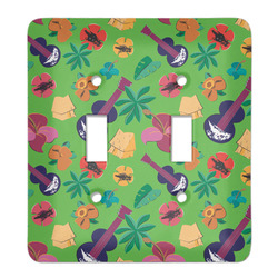 Luau Party Light Switch Cover (2 Toggle Plate)