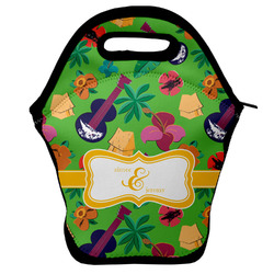 Luau Party Lunch Bag w/ Couple's Names
