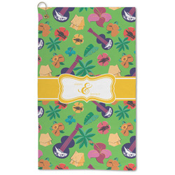 Luau Party Microfiber Golf Towel - Large (Personalized)