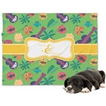 Luau Party Dog Blanket - Large (Personalized)