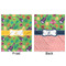 Luau Party Minky Blanket - 50"x60" - Double Sided - Front & Back