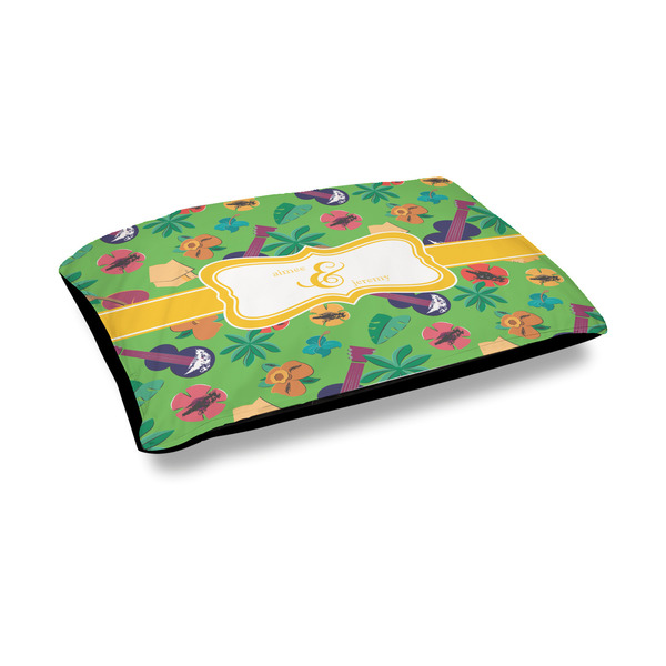 Custom Luau Party Outdoor Dog Bed - Medium (Personalized)