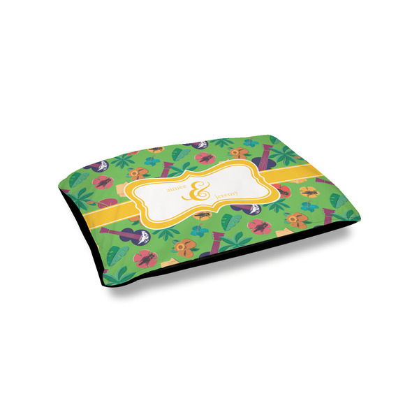 Custom Luau Party Outdoor Dog Bed - Small (Personalized)