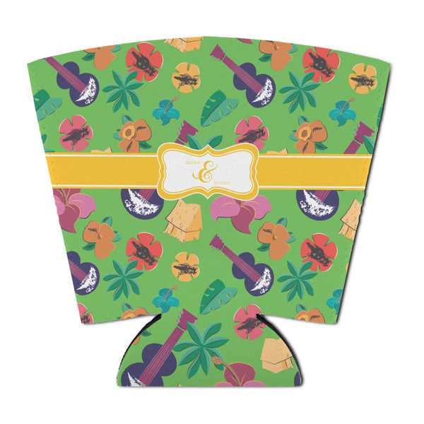 Custom Luau Party Party Cup Sleeve - with Bottom (Personalized)