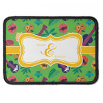 Luau Party Iron On Rectangle Patch w/ Couple's Names