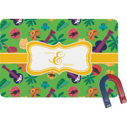 Luau Party Rectangular Fridge Magnet (Personalized)