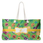 Luau Party Large Tote Bag with Rope Handles (Personalized)