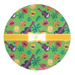 Luau Party 5' Round Indoor Area Rug (Personalized)