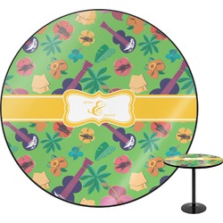 Luau Party Round Table - 24" (Personalized)