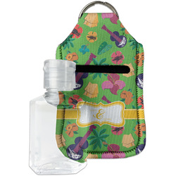 Luau Party Hand Sanitizer & Keychain Holder (Personalized)