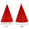 Luau Party Santa Hats - Front and Back (Single Print) APPROVAL