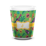 Luau Party Ceramic Shot Glass - 1.5 oz - White - Single (Personalized)