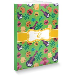 Luau Party Softbound Notebook - 7.25" x 10" (Personalized)