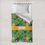 Luau Party Toddler Duvet Cover w/ Couple's Names