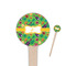 Luau Party Wooden 4" Food Pick - Round - Closeup