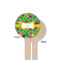 Luau Party Wooden 6" Stir Stick - Round - Single Sided - Front & Back