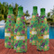 Luau Party Zipper Bottle Cooler - Set of 4 - LIFESTYLE