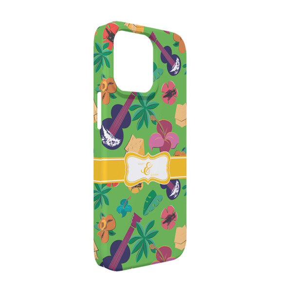 Custom Luau Party iPhone Case - Plastic - iPhone 13 (Personalized)