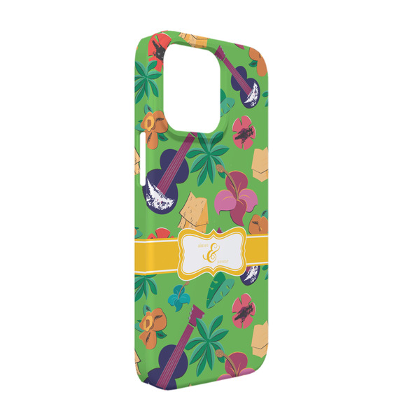 Custom Luau Party iPhone Case - Plastic - iPhone 13 Pro (Personalized)