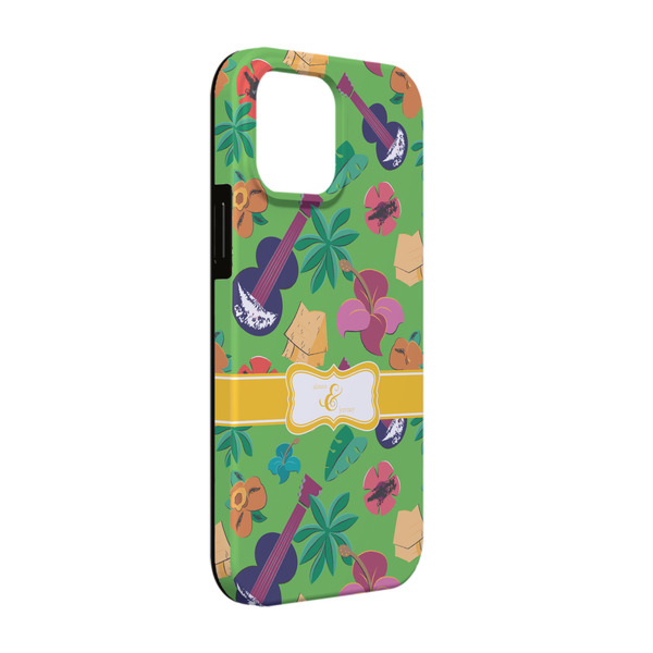 Custom Luau Party iPhone Case - Rubber Lined - iPhone 13 Pro (Personalized)