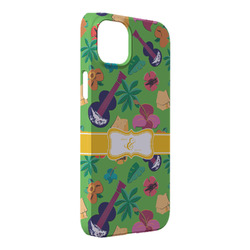 Luau Party iPhone Case - Plastic - iPhone 14 Plus (Personalized)