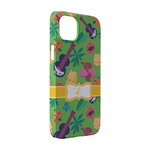 Luau Party iPhone Case - Plastic - iPhone 14 Pro (Personalized)