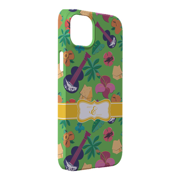 Custom Luau Party iPhone Case - Plastic - iPhone 14 Pro Max (Personalized)