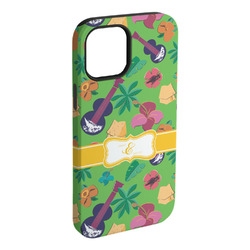 Luau Party iPhone Case - Rubber Lined - iPhone 15 Plus (Personalized)