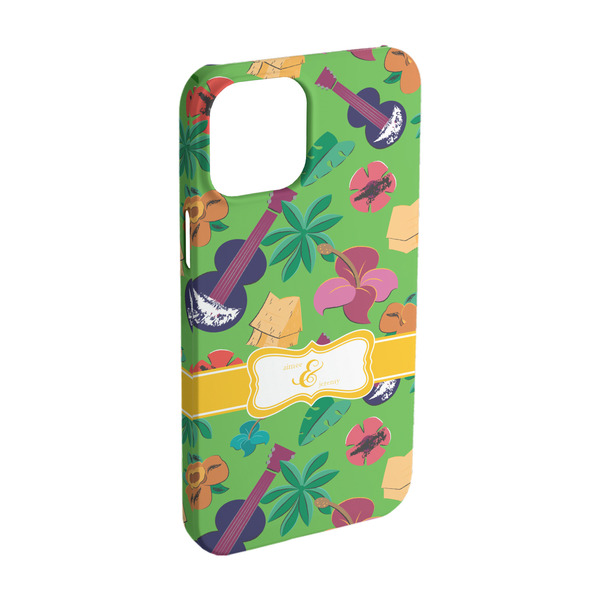 Custom Luau Party iPhone Case - Plastic - iPhone 15 Pro (Personalized)