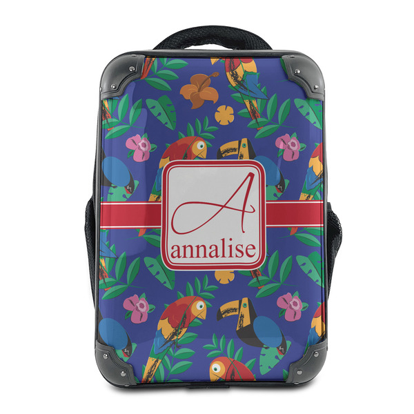 Custom Parrots & Toucans 15" Hard Shell Backpack (Personalized)