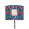 Parrots & Toucans 8" Drum Lampshade - ON STAND (Fabric)