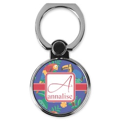 Parrots & Toucans Cell Phone Ring Stand & Holder (Personalized)