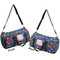 Parrots & Toucans Duffle bag small front and back sides