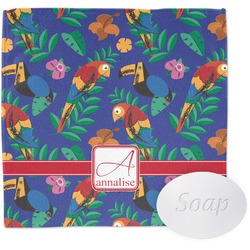Parrots & Toucans Washcloth (Personalized)