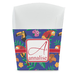 Parrots & Toucans French Fry Favor Boxes (Personalized)