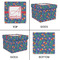 Parrots & Toucans Gift Boxes with Lid - Canvas Wrapped - Large - Approval