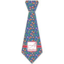 Parrots & Toucans Iron On Tie - 4 Sizes w/ Name and Initial
