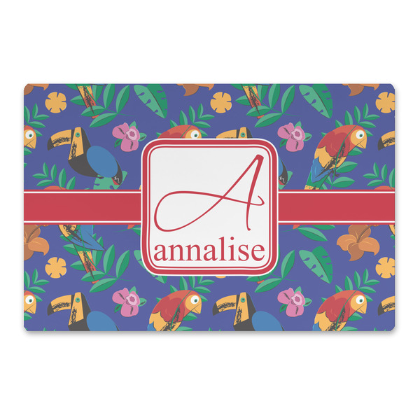 Custom Parrots & Toucans Large Rectangle Car Magnet (Personalized)