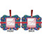 Parrots & Toucans Metal Benilux Ornament - Front and Back (APPROVAL)