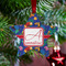 Parrots & Toucans Metal Star Ornament - Lifestyle