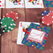 Parrots & Toucans On Table with Poker Chips