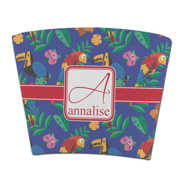 Custom Parrots & Toucans Party Cup Sleeve - without bottom (Personalized)