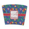 Parrots & Toucans Party Cup Sleeves - without bottom - FRONT (flat)