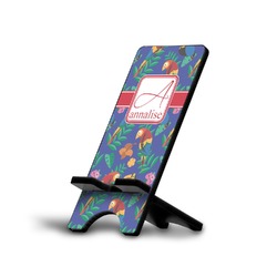 Parrots & Toucans Cell Phone Stand (Large) (Personalized)