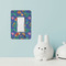 Parrots & Toucans Rocker Light Switch Covers - Single - IN CONTEXT