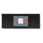 Parrots & Toucans Rubber Bar Mat (Personalized)