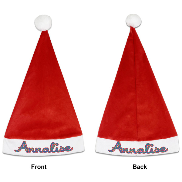 Custom Parrots & Toucans Santa Hat - Front & Back (Personalized)