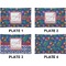 Parrots & Toucans Set of Rectangular Dinner Plates (Approval)